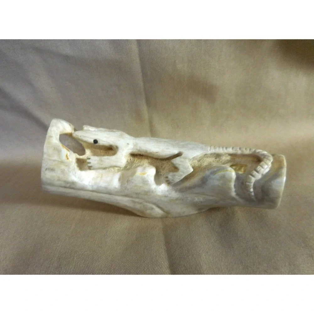 Zuni Native American Pueblo Indian Carved Fetish Lizard Craig Boone #711zzz RARE